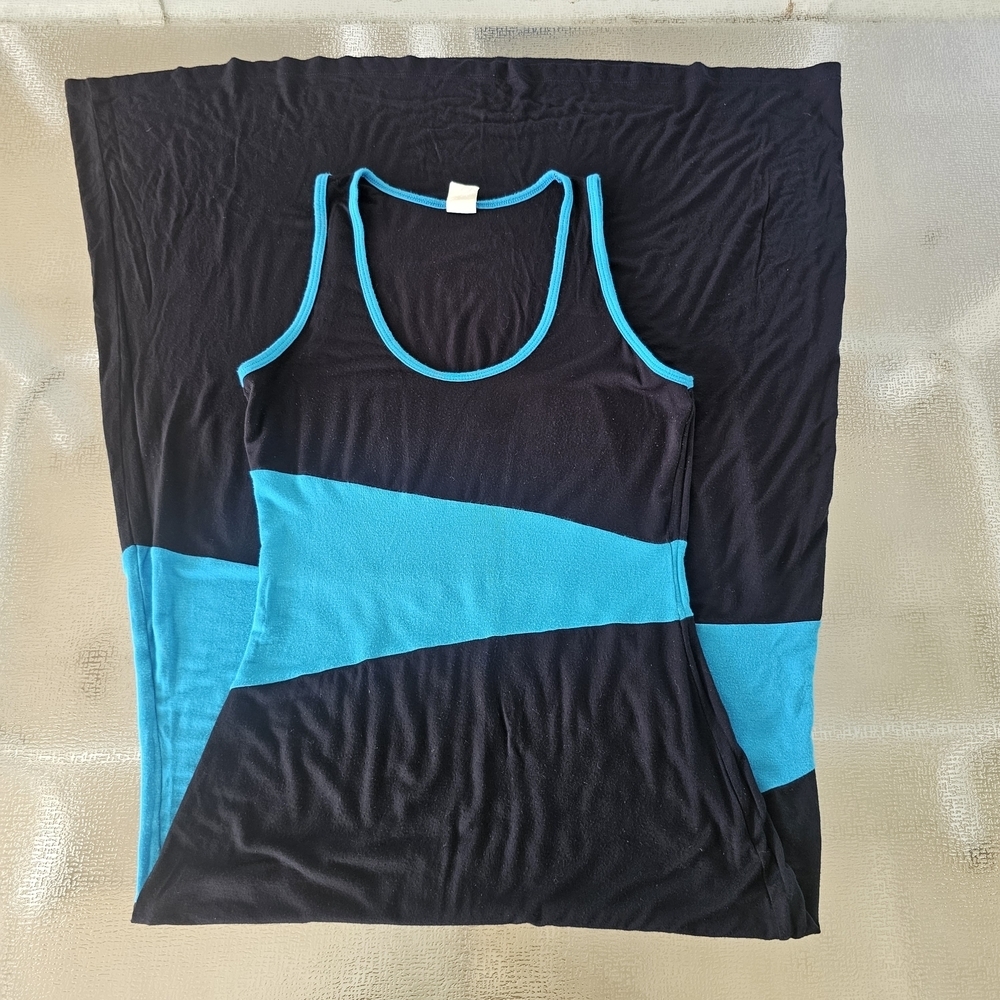 Hot Spice Colorblock Maxi Dress L/XL Woman's | Y2K, Bold, Bodycon Street Style - Picture 4 of 9